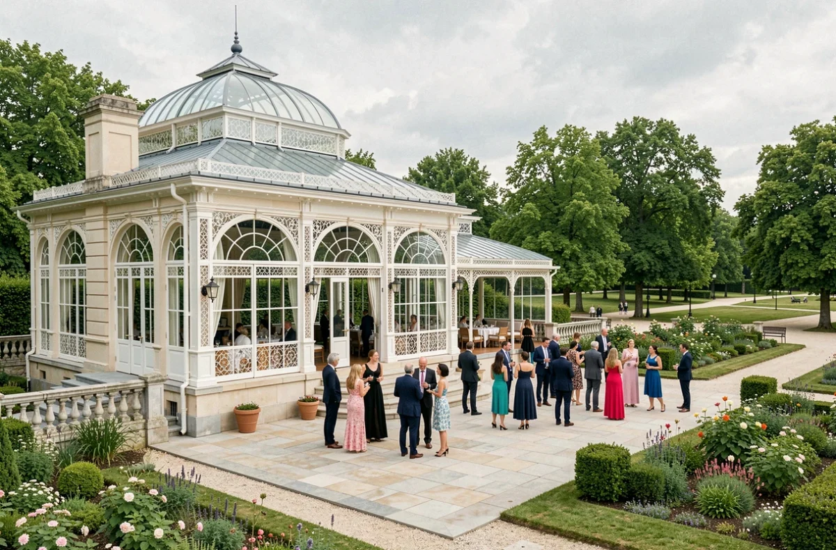 Les Hauts de Barbieux, pavillon Belle Époque avec véranda vitrée et terrasse surplombant le Parc Barbieux à Roubaix